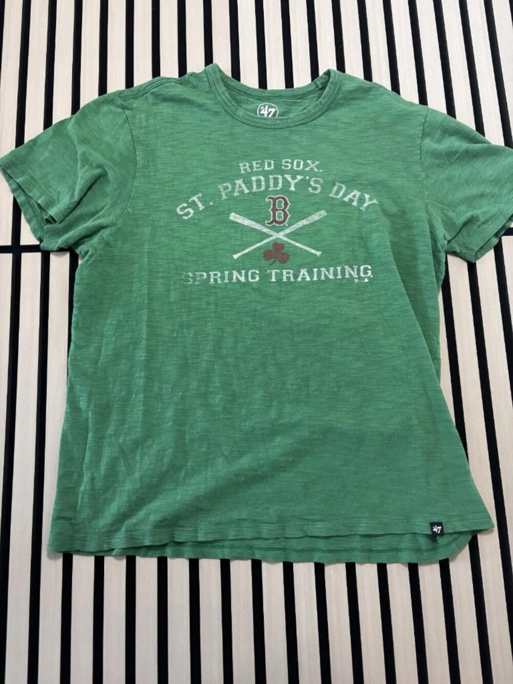 47 Boston Red Sox Paddy's Day T-Shirt Green Size L